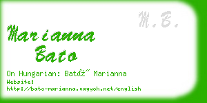 marianna bato business card